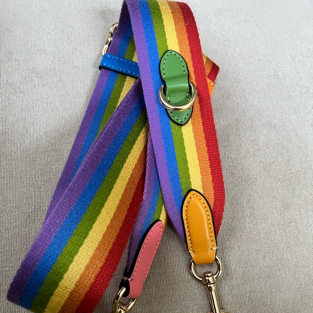 Coach Rainbow Replacement Strap from the "Pride" collection.
